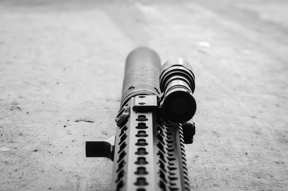 Offset Scout Mount - Low Profile Surefire Flashlight/Tactical Light Mount for...