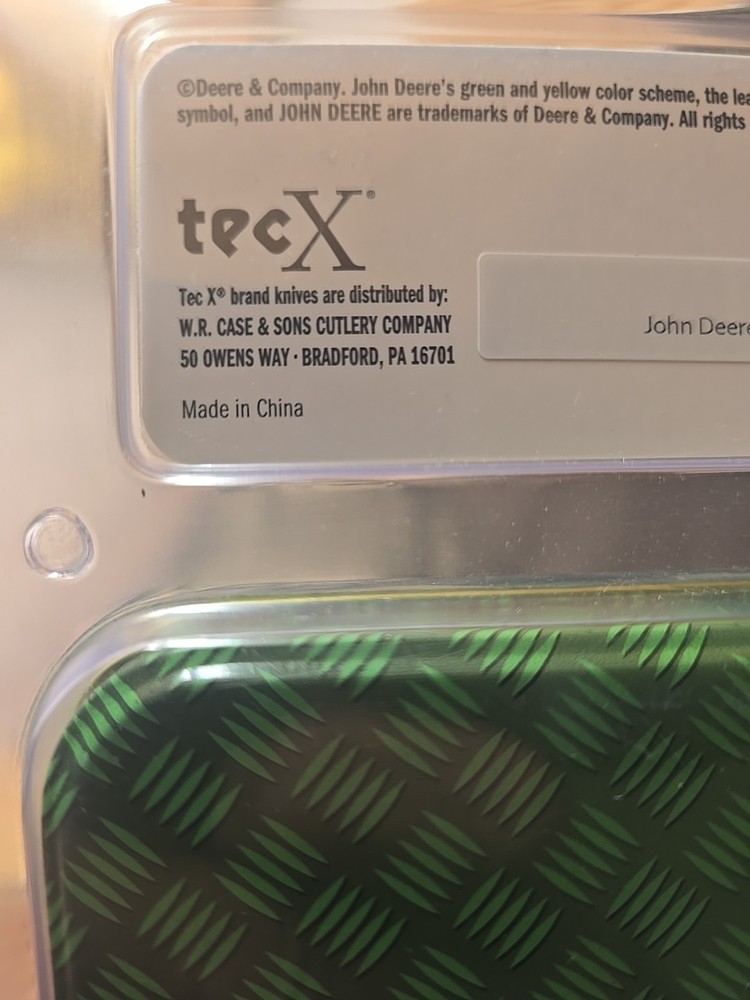Tecx John Deere Collectible Tin "Case"