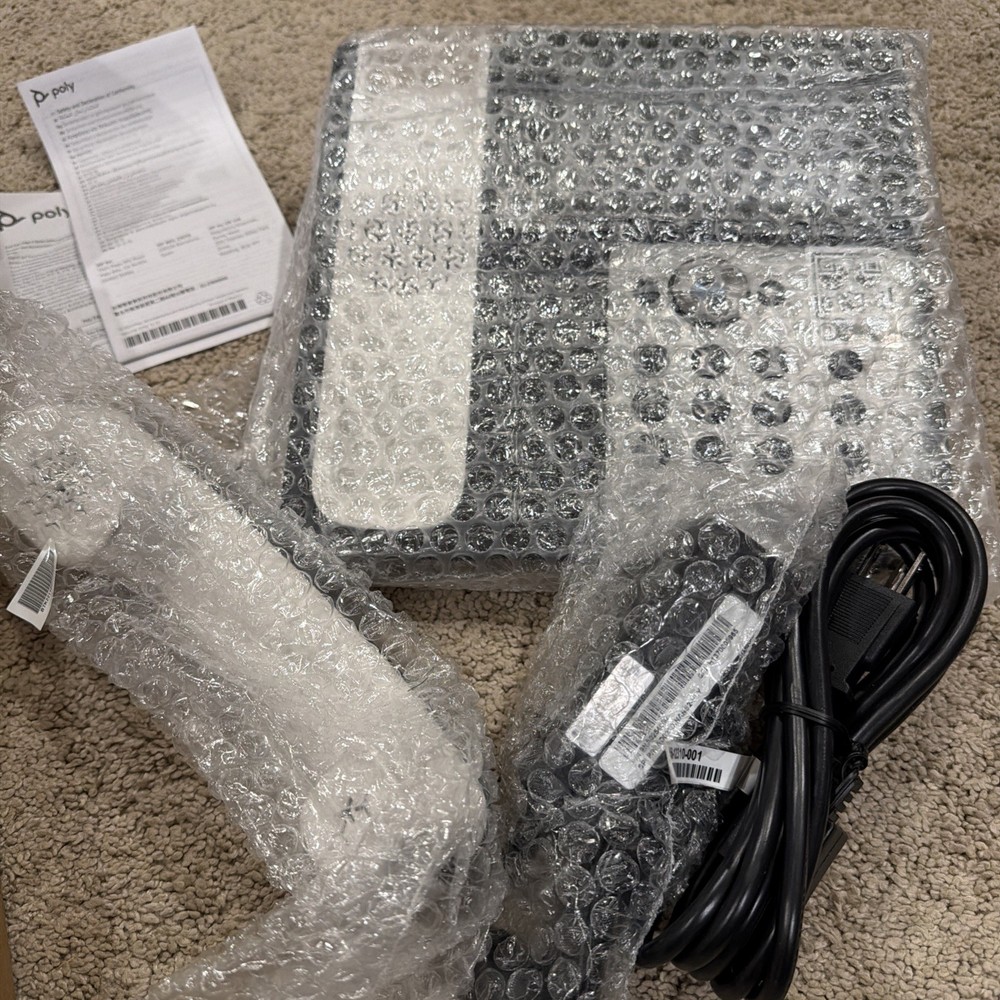 POLY EDGE E550 IP Phone and PoE-Enabled