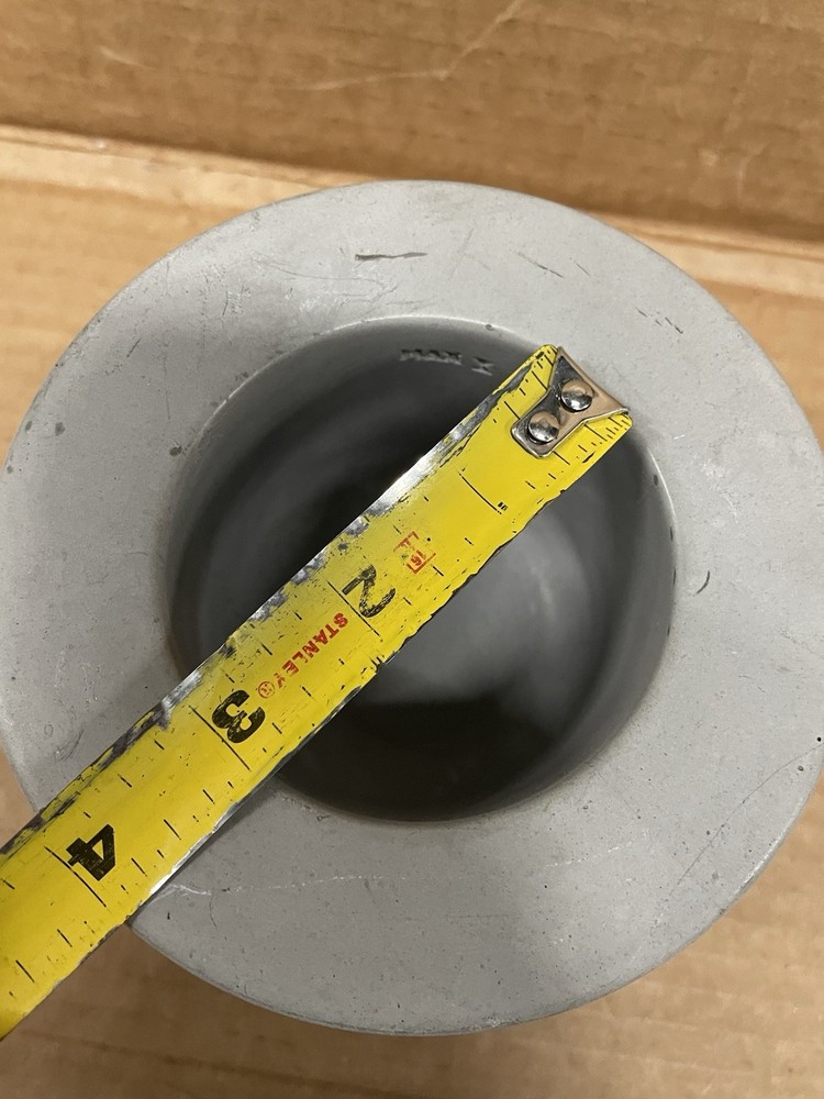 Gray Table Top Brazier Fire Place Stone Fire Bowl