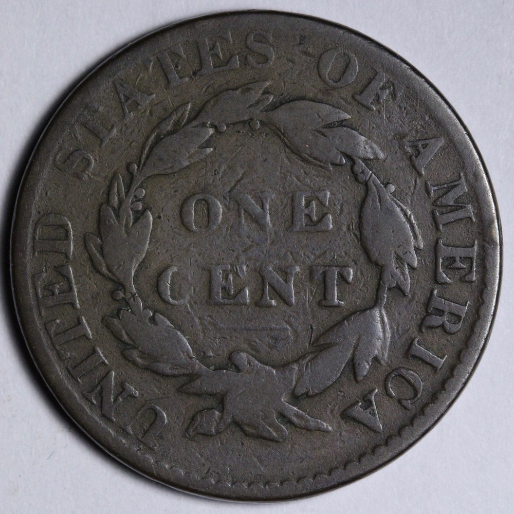 1822 Coronet Head Large Cent FINE E114 VXRNM