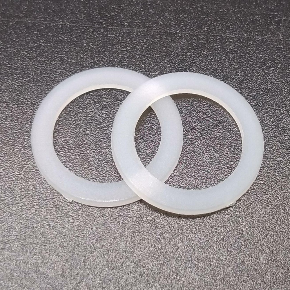 500pcs M10 White Nylon Flat Washers