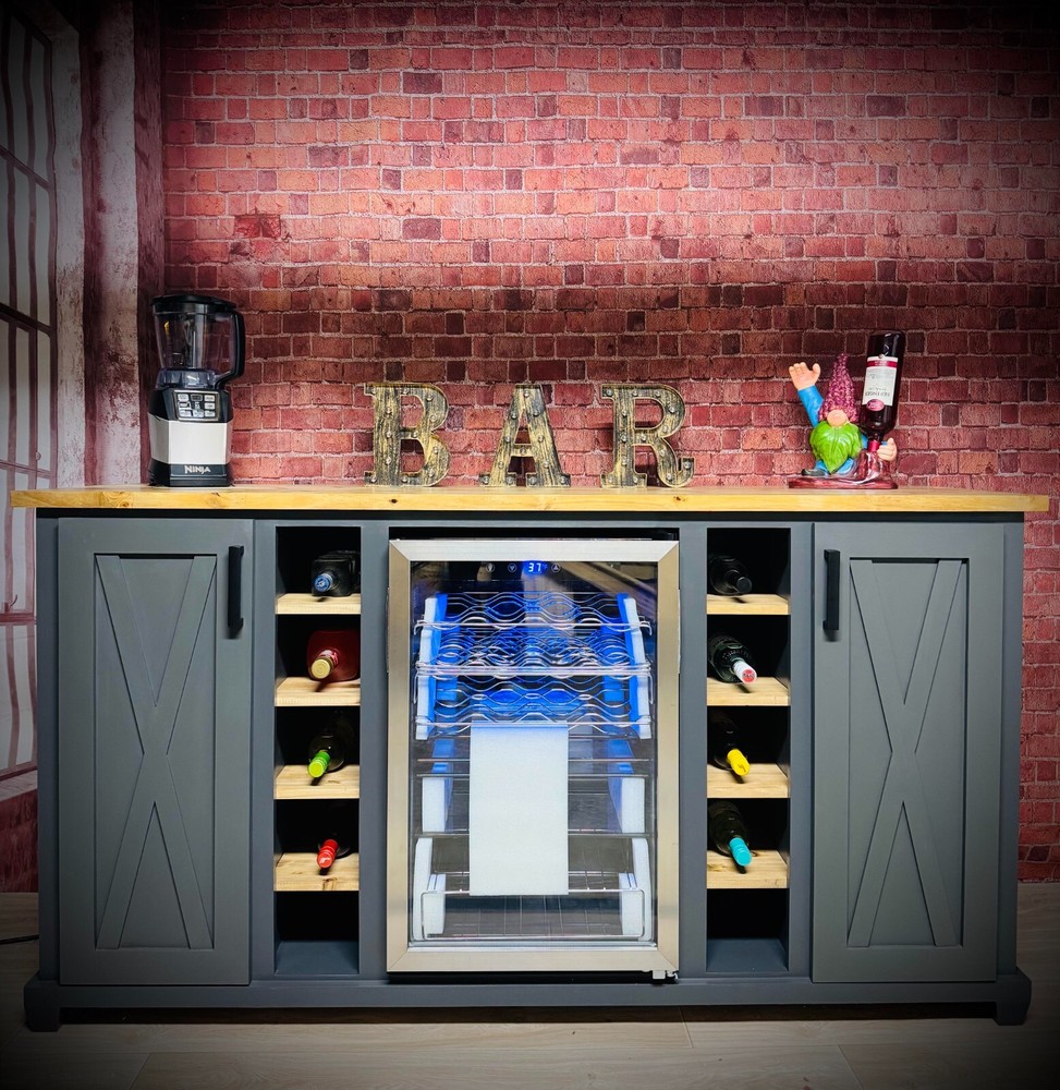 Bar Cabinet with Fridge