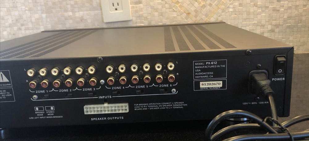 Audio access PX-612 Multi Room Amplifier perfect working condition