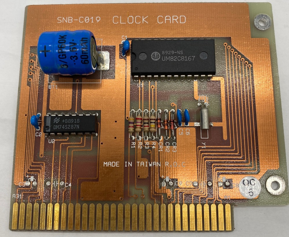 Snobol SNB-C019 Clock Card