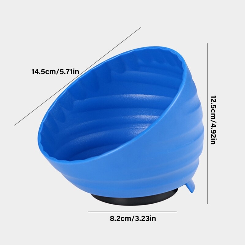 Strong Storage Bowl Easily Attaches to Refrigerator or Metal Surfaces