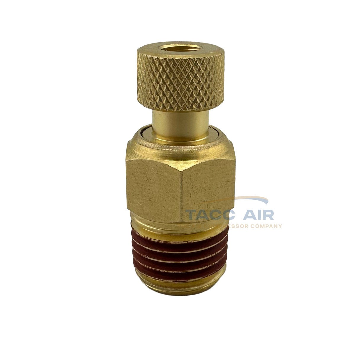 1/4" MNPT Air Compressor Tank Drain Valve Male Petcock Brass 2 Pack