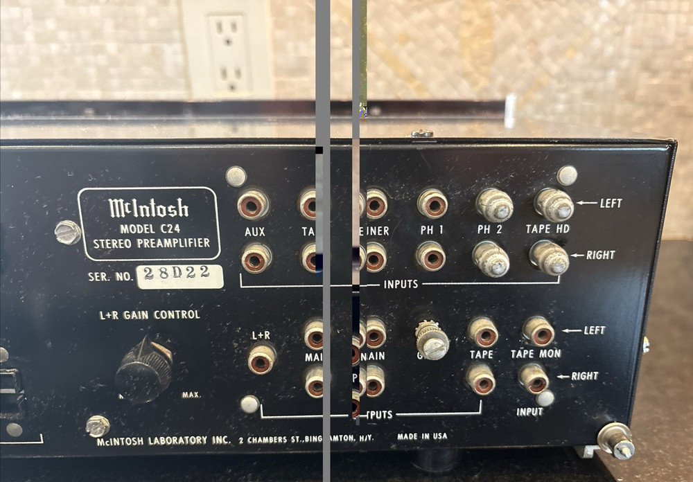 McIntosh C24 Solid State Stereo Preamplifier perfect working condition