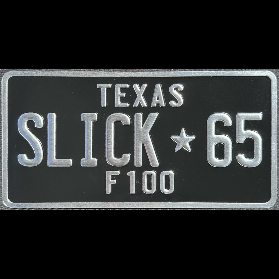 Personalized License Plates EMBOSSED