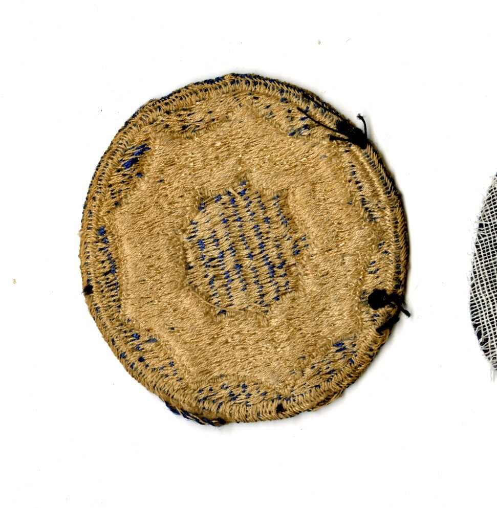 9th Service Command White Back Patch WWII Vintage Pacific Coast California