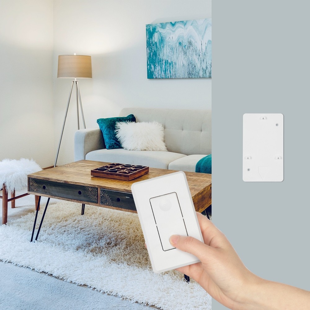 DEWENWILS Wireless Remote Control Light Switch and Receiver Kit 2 Wall Switches