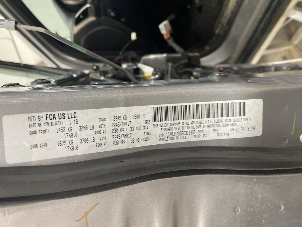 Chassis ECM Multifunction Includes TPMS ID 68211125 Fits 16-17 DURANGO 942885