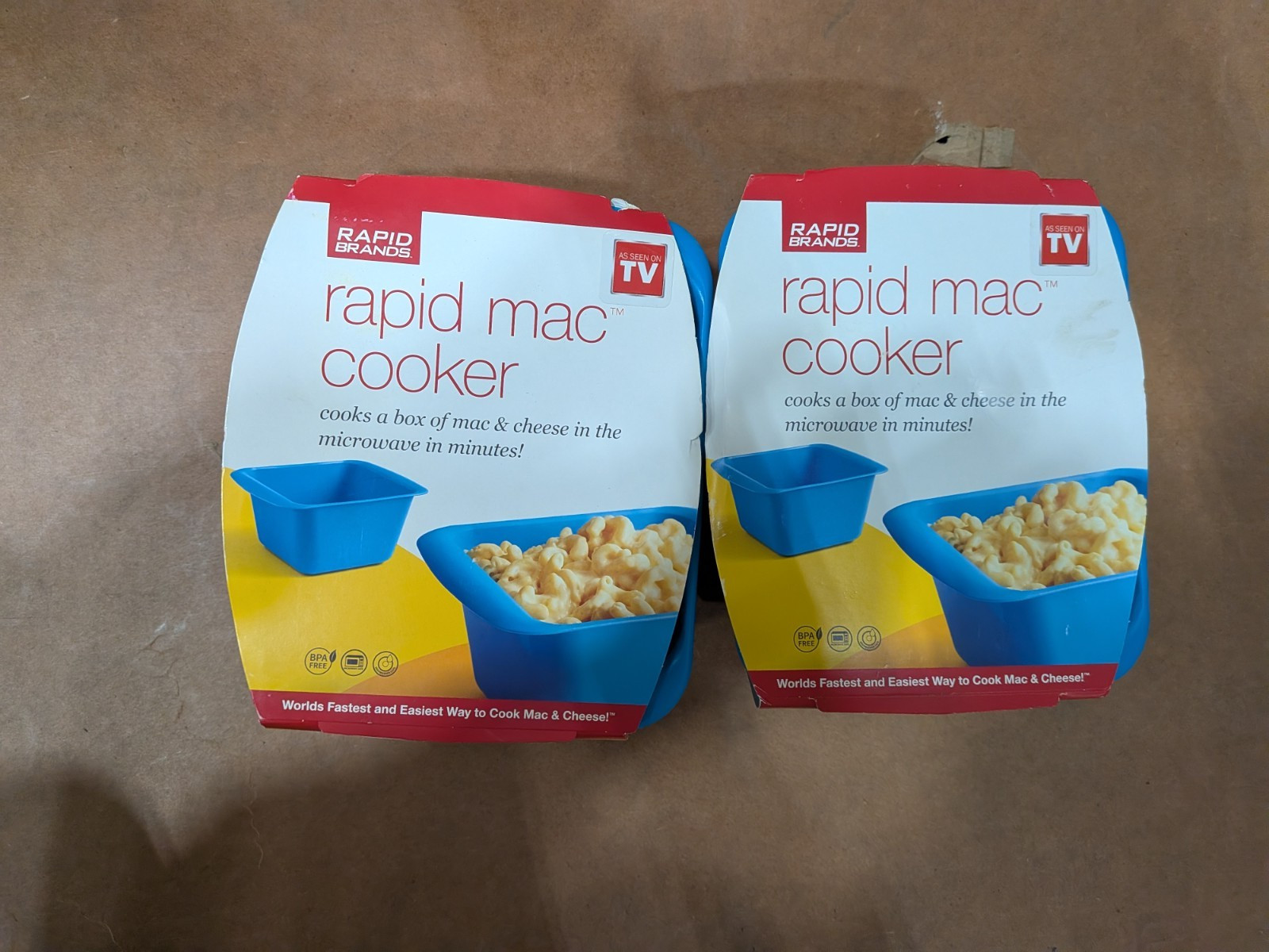 Rapid Mac Cooker | Microwave Macaroni & Cheese BLUE (Set of 2)