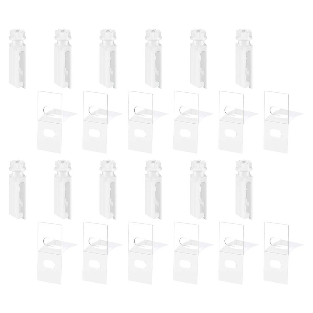 12 Set Clear Vertical Blind Repair Tabs for Blinds Stem Replacements Fixer