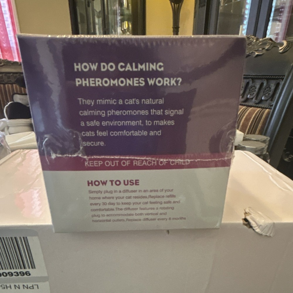Calming Diffuser Kit 6 in 1 for Cats, 30 Days Refill