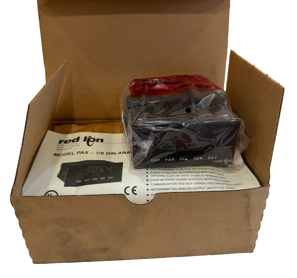 NEW RED LION PAXP0000 PANEL METER