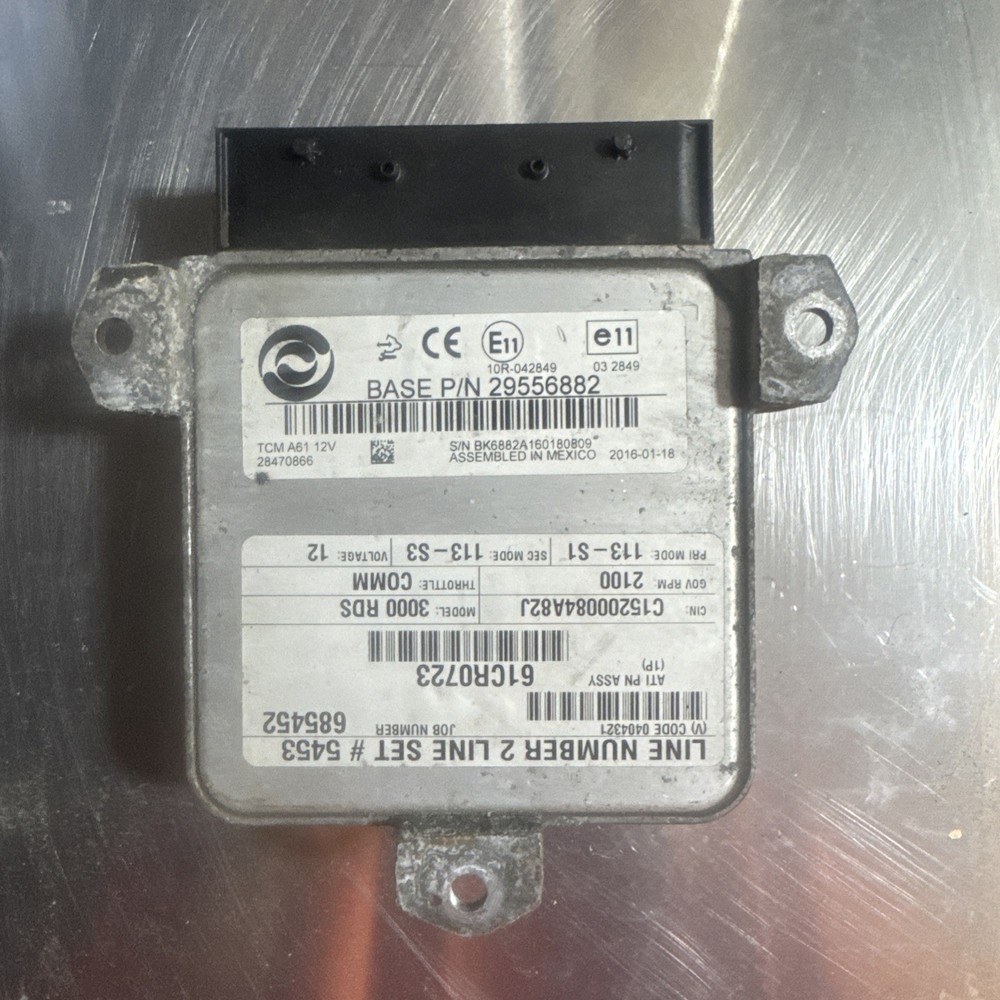 ALLISON TRANSMISSION COMPUTER TCU 29556882 3000 RDS