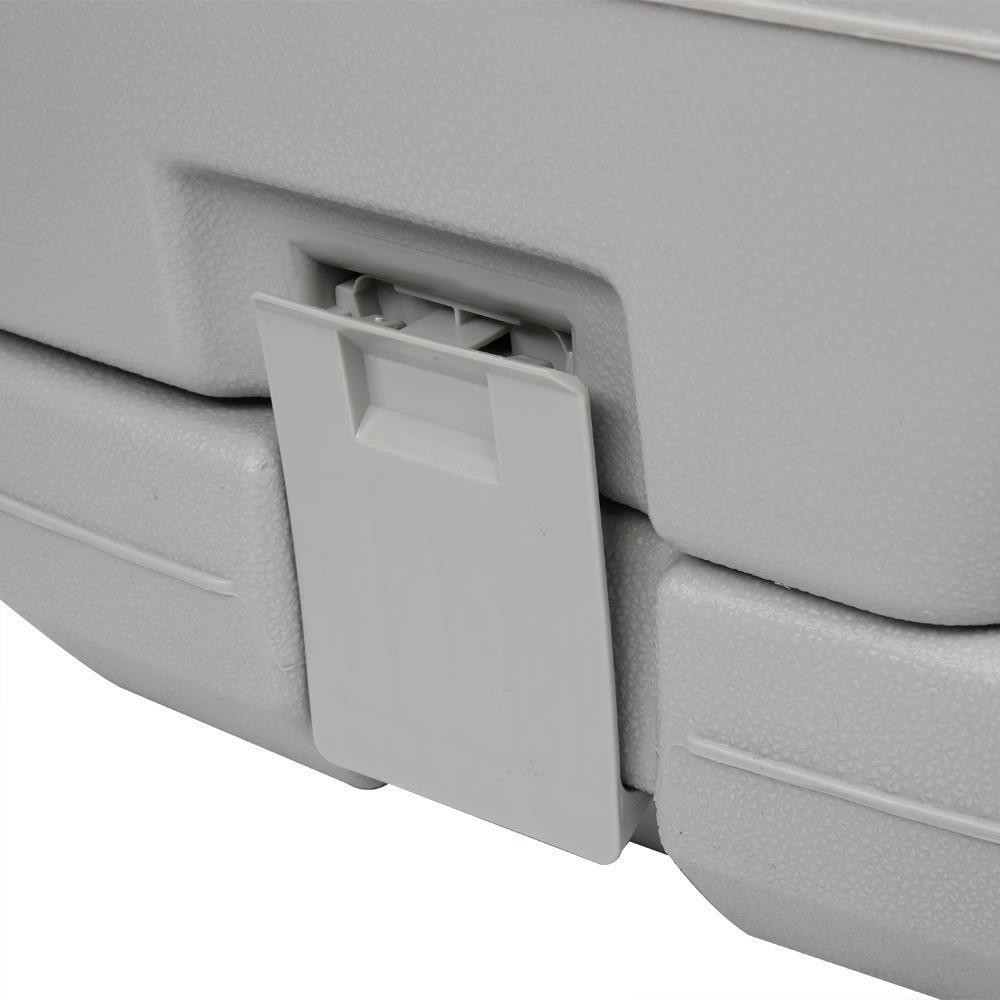 Portable Toilet 2.8 Gallon 10L Flush porta-potty Outdoor Indoor