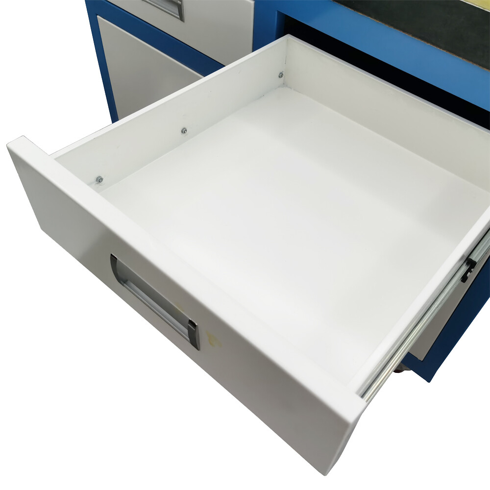 Tapping Machine Series T-slot Workbench Fixed Base Removable Table with Drawers