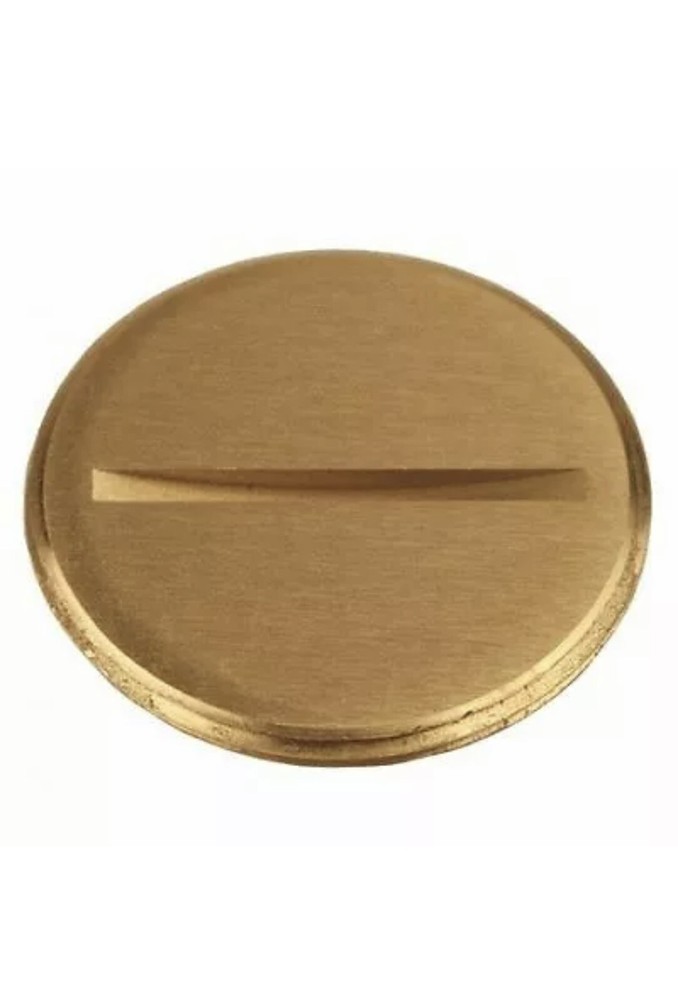 Brass Flush Replacement Plug 1-7/16”