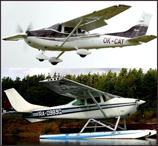 Printed RC plans & Patterns CESSNA 182 SKYLANE MODEL Span 42"