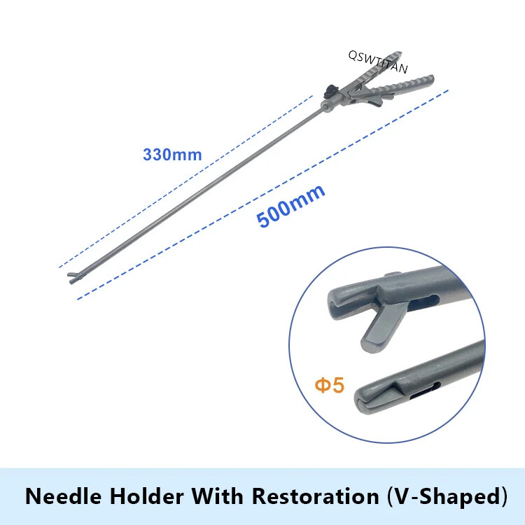 Laparoscopic Needle Holder Forceps Laparoscopic Simulation Instruments
