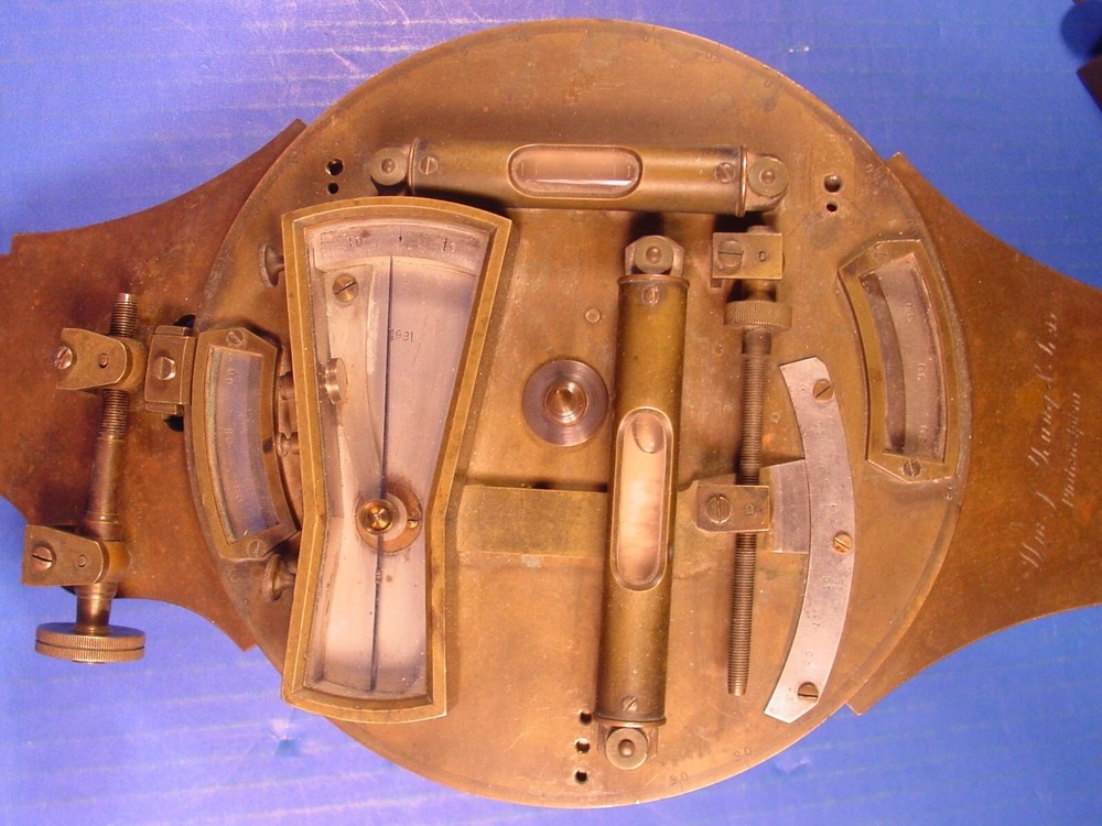 1876 Young & Sons Solar Compass - Missing Solar Attachment