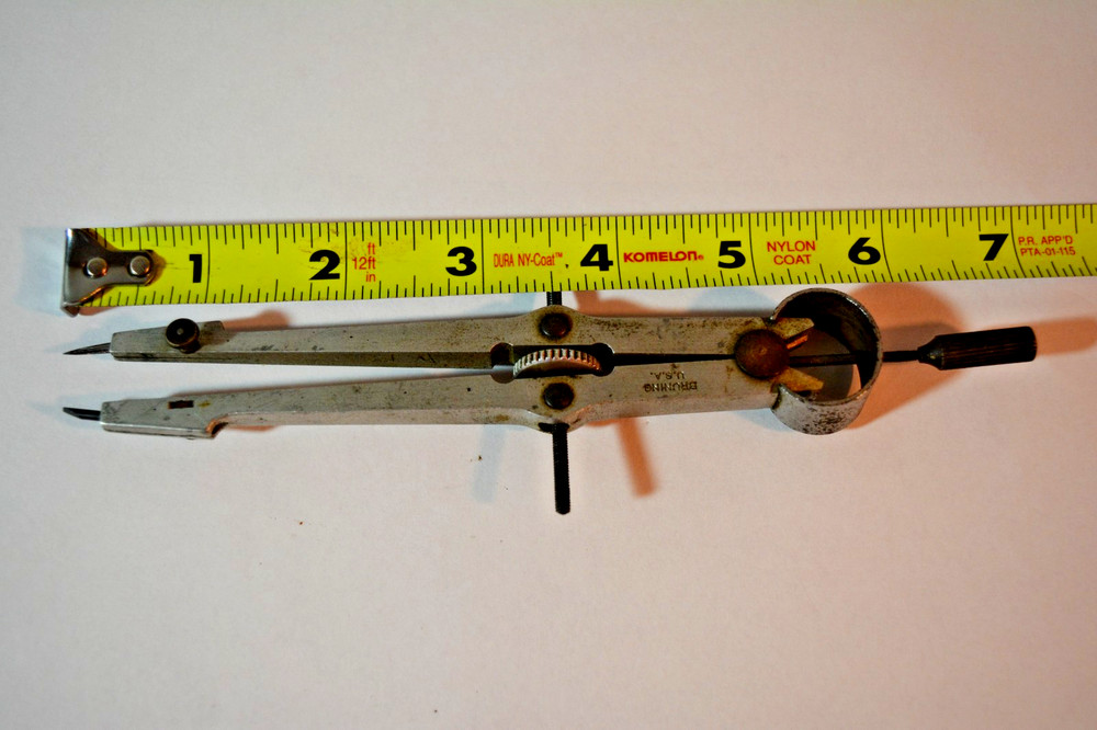 Bruning Germany Drafting Compass. Vintage.