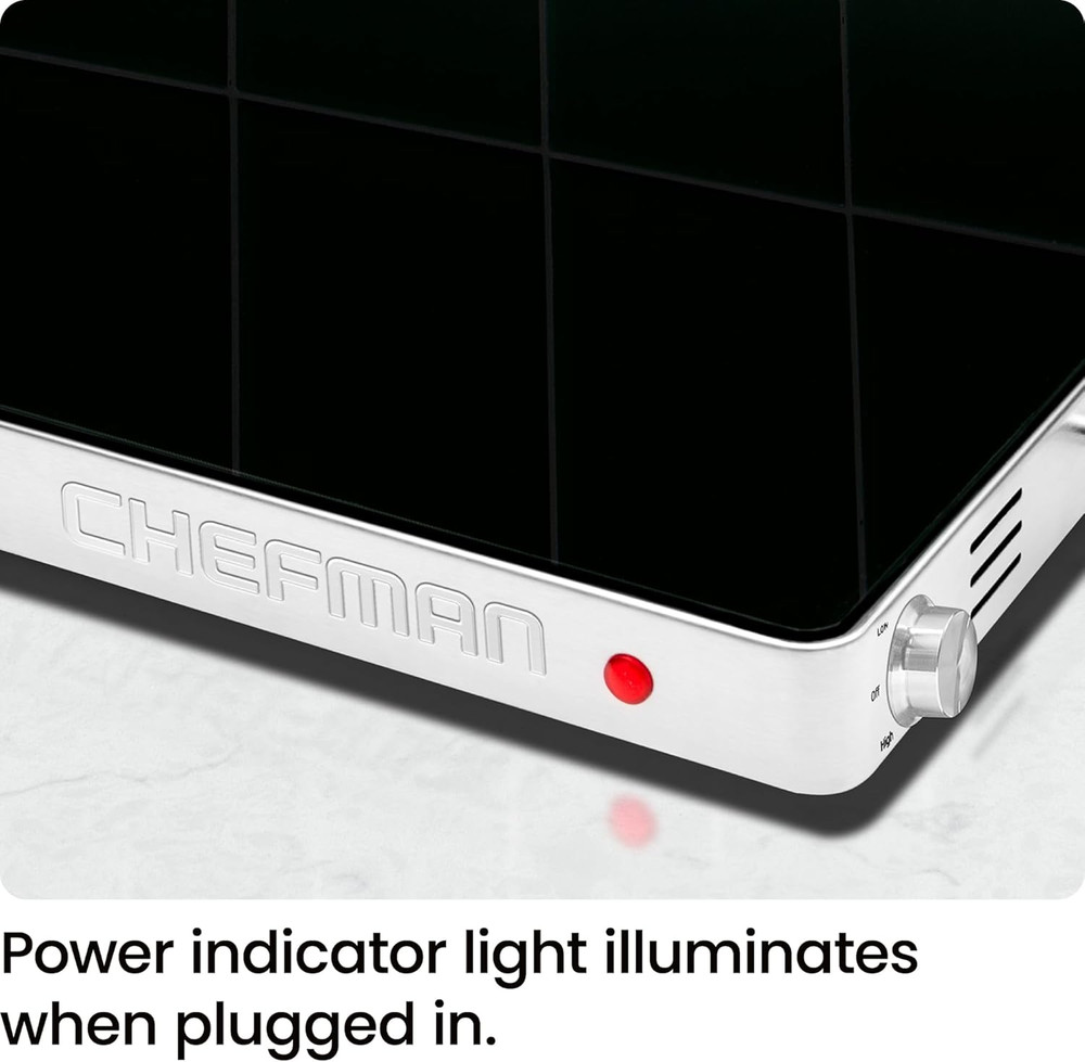 Electric Warming Tray with Adjustable Temperature Control, Perfect for Buffets,