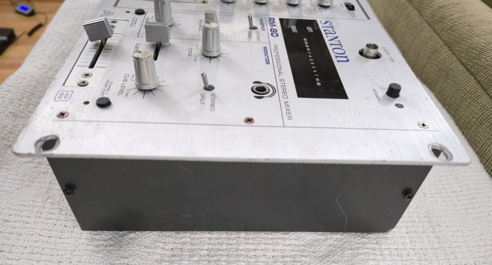 Stanton RM-80 Professional Stereo Mixer Clean Great Shape Untested Nice!