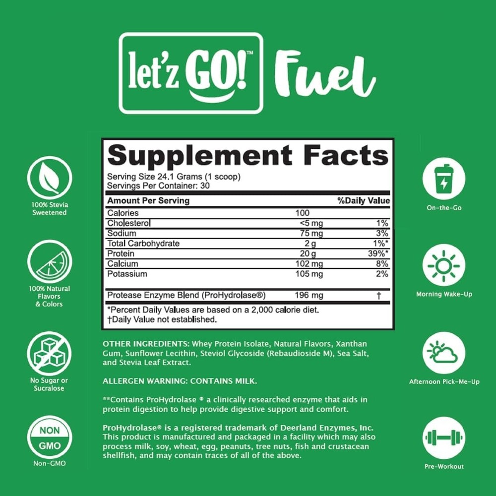 Premium Whey Isolate Postworkout Protein Powder with Digestive Enzymes Vanilla