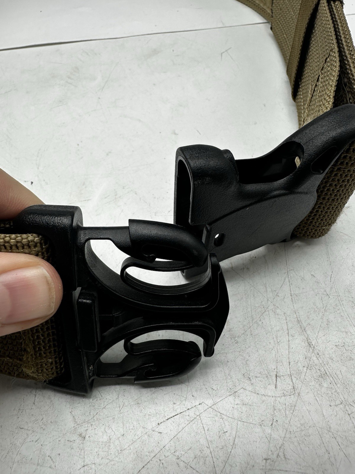 London Bridge Trading LBT-0601A-M Medium Coyote Brown Duty Belt Safety Buckle