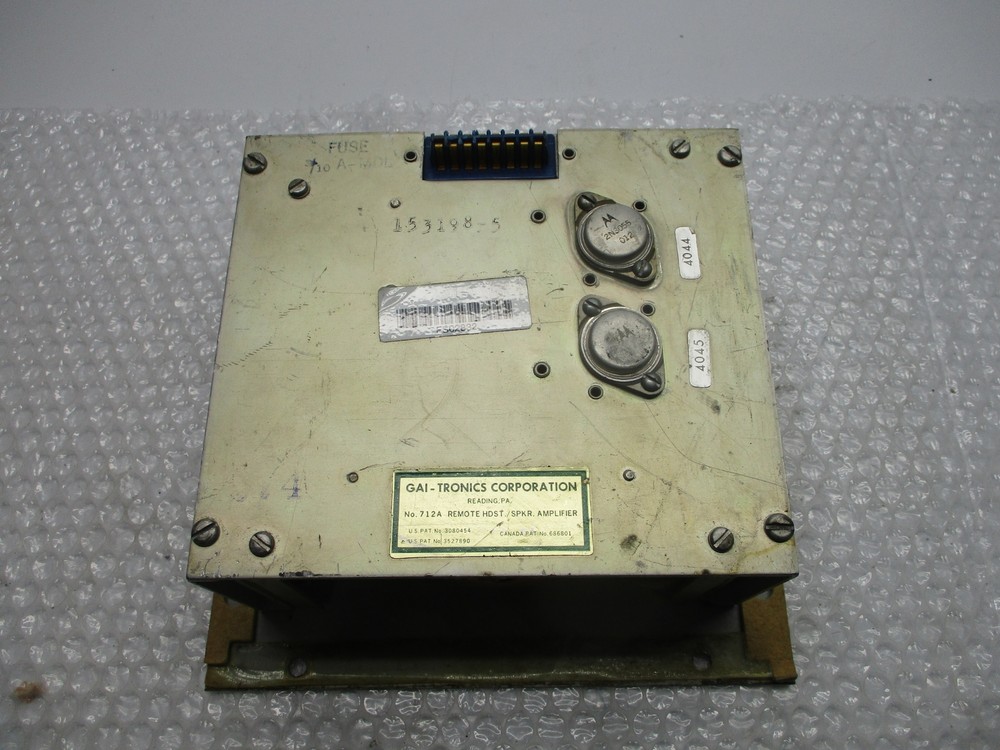 GIA-TRONICS 712A AMPLIFIER UNMP