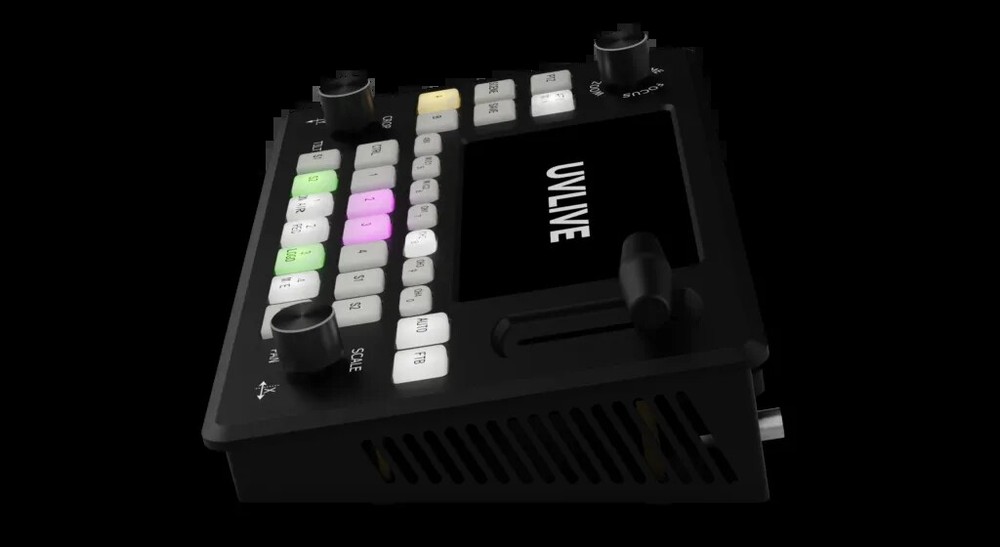 UVLIVE M/E Video Switcher Mixer Mulit Functional Live Streaming Switcher 4*HDMI