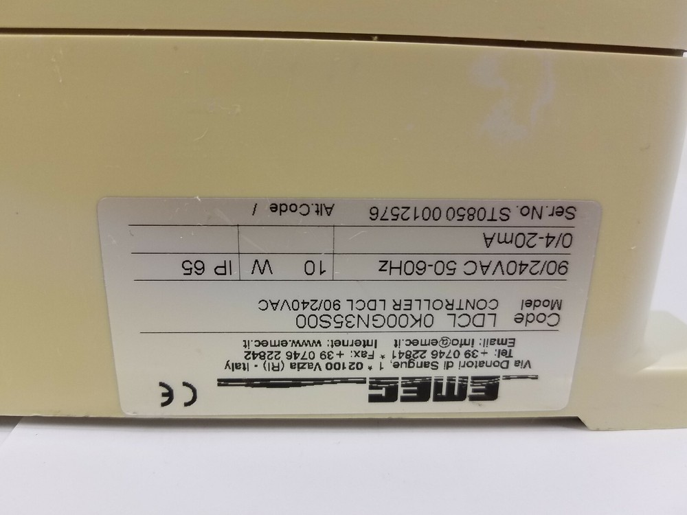 EMEC LDCL Chlorine Controller for ECL6 Open Cell& SVCL Amperometric Sensors