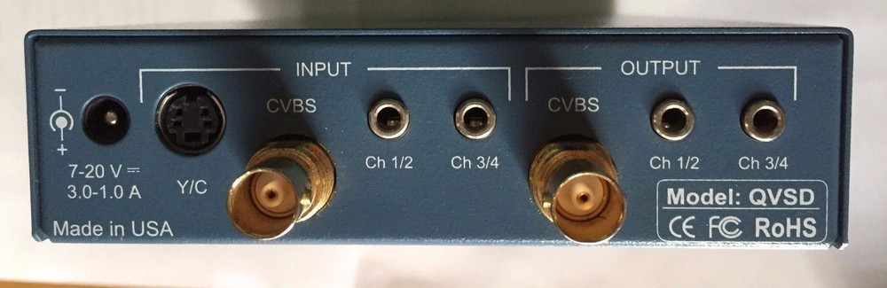 QVIDIUM QVSD ENCODER with ARQ (QVidium Patented feedback based error correction)