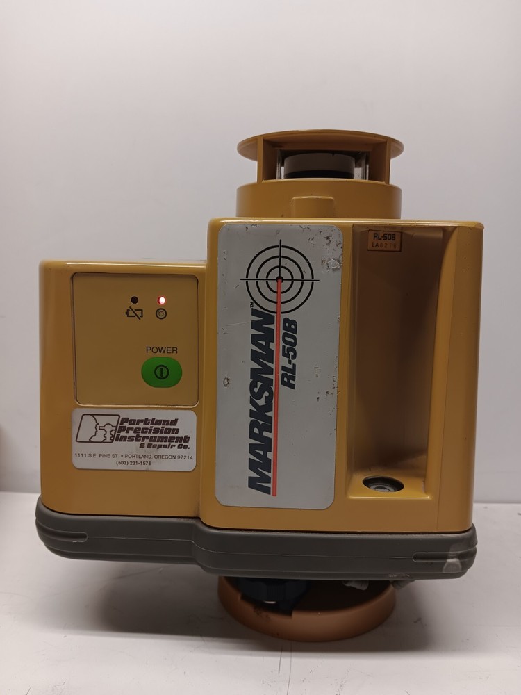 RL-50B Rotating Level Laser With Case and Receiver Powers On