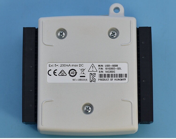 National Instruments USB-6008 Data Acquisition Card, NI DAQ, Multifunction