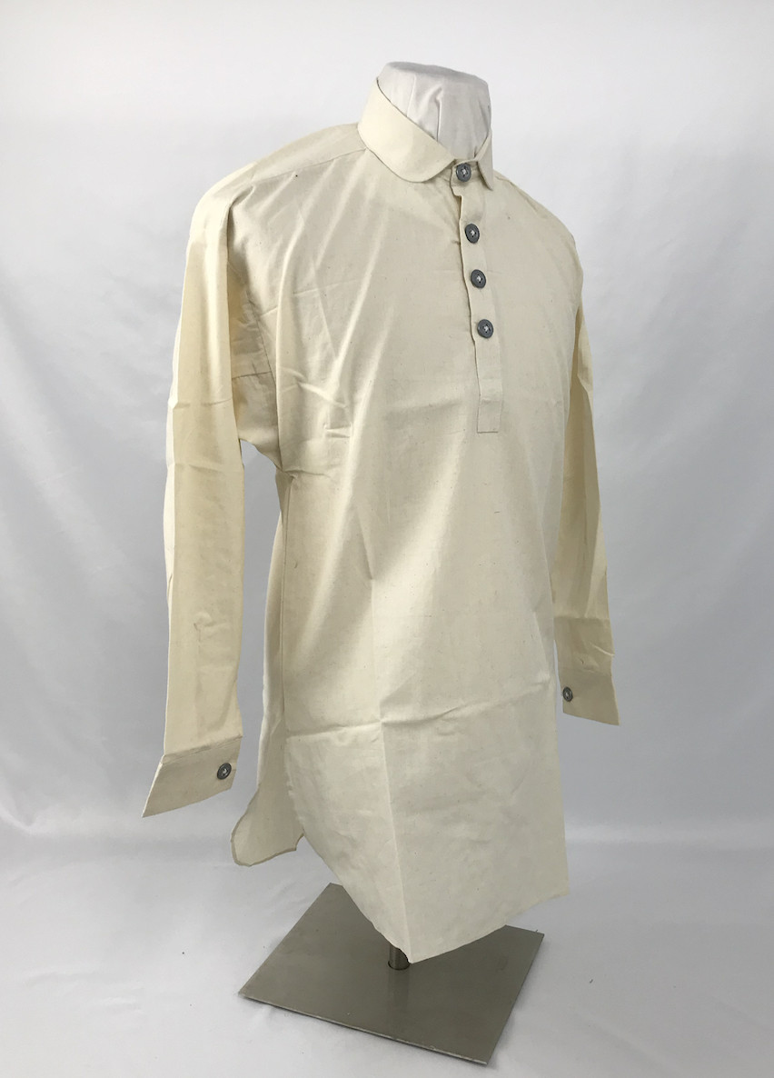 Natural Osnaburg Cotton Shirt - Reenactment - Size 3XL