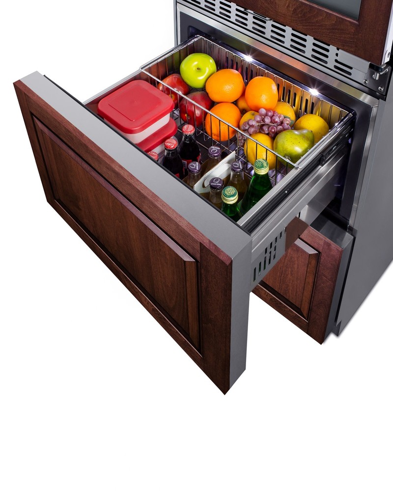 Summit SWCDAR24PNR 24"W 46 Bottle Capacity - Panel Ready