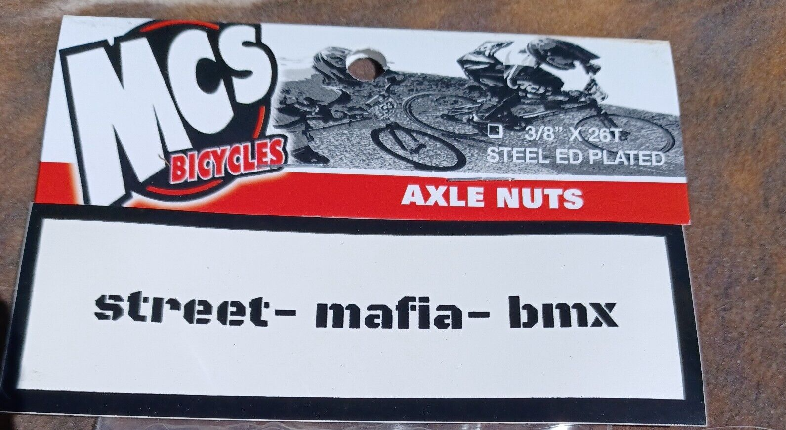 MCS Peregrine OLD SCHOOL BMX BIKE WHEEL SPINNER 3/8th" AXLE NUTS pair HARO SE GT