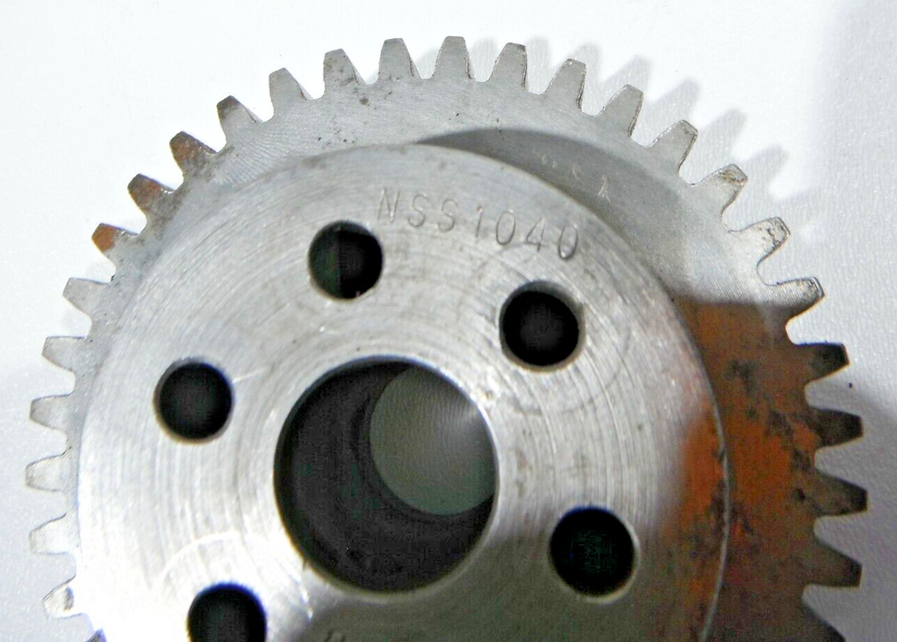 Browning NSS1040 10 Pitch, 4" Pitch Diam, 40 Tooth Spur Gear 7/8" Bore Diam, 2-5
