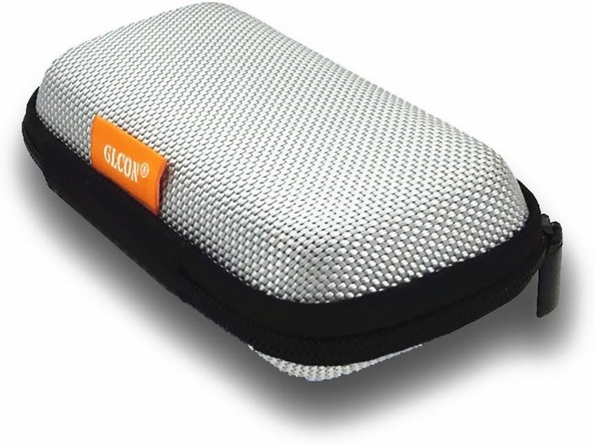 GLCON Small EVA Electronic Carrying Case - Hard Shell Protection Silver