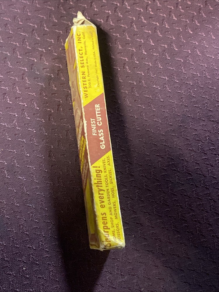 Vintage Selectool Master Sharpener Box And Instructions