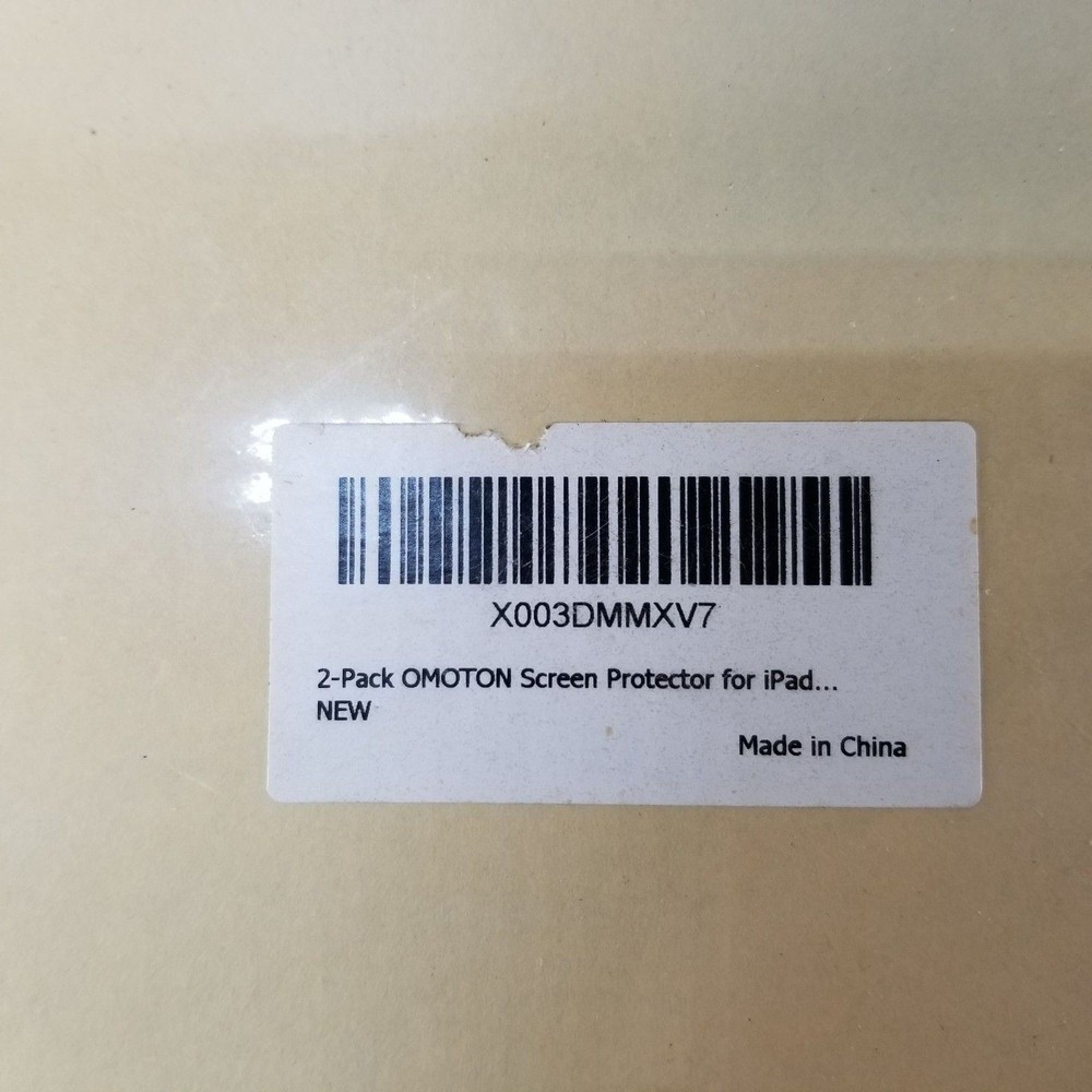 OMOTON iPad Screen Protector 2-Pack tempered glass 9H Scratch Resistant