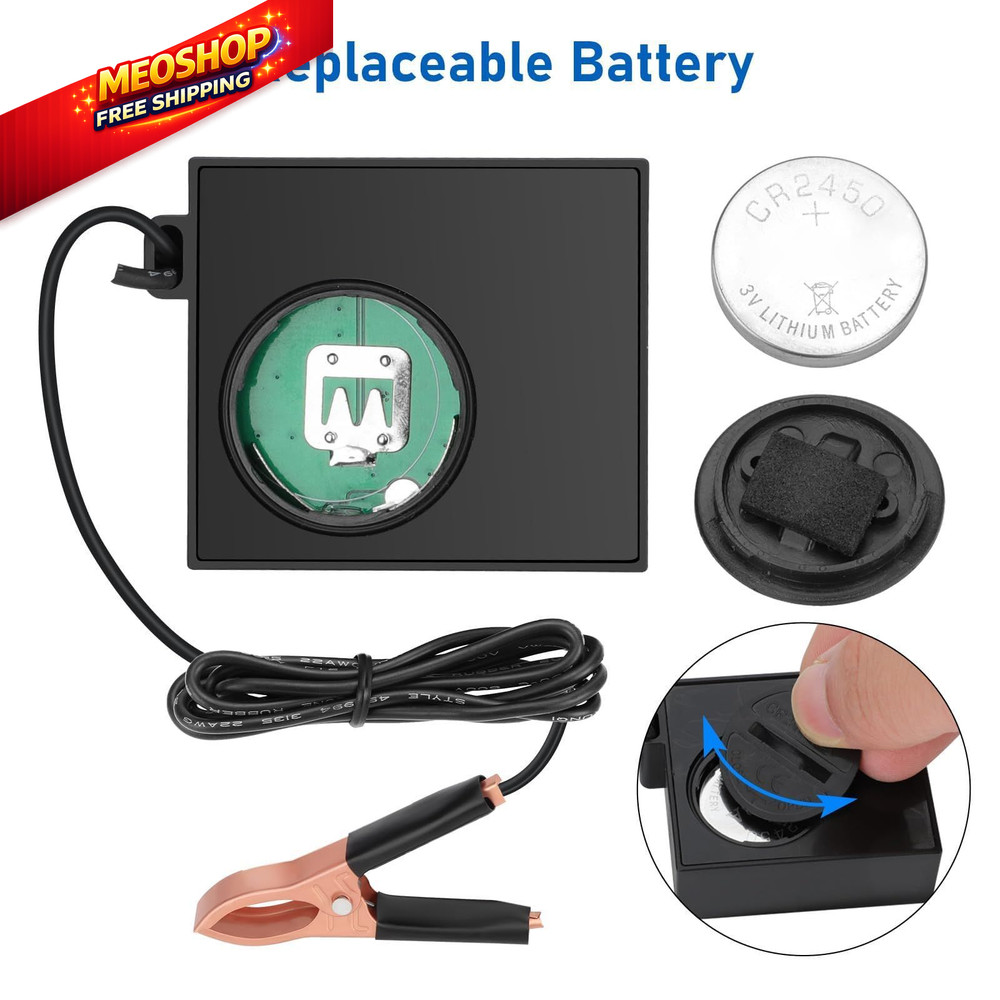 Linkstyle Small Engine Tachometer, Digital Tachometer Tach Gauge Reset...