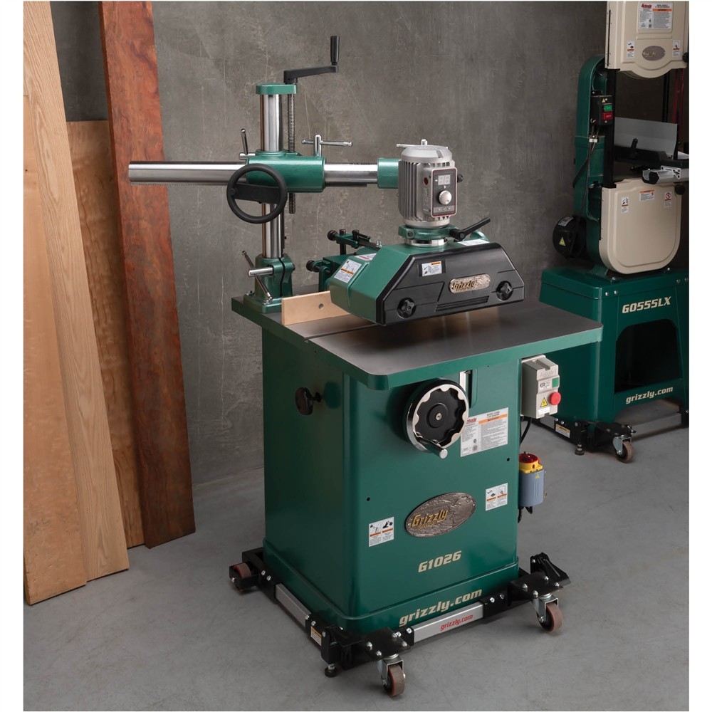 T33924 1 HP Variable-Speed 3-Roller Power Feeder, Single-Phase