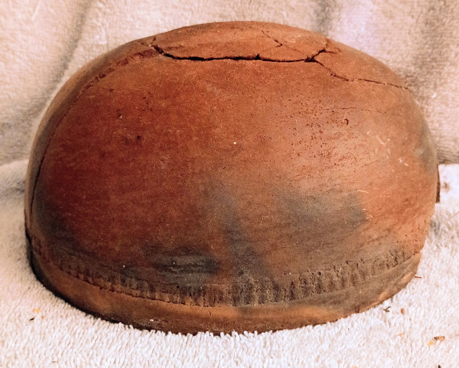 Great Antique Ancestral Pueblo Onion Skin Bowl