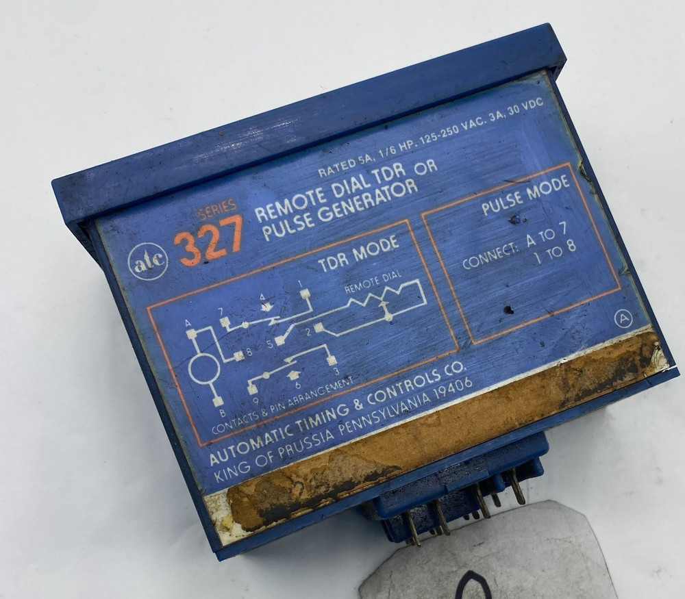 ATC 327 REMOTE DIAL TDR PULSE GENERATOR 327A AUTOMATIC TIMIG & CONTROLS 🎯