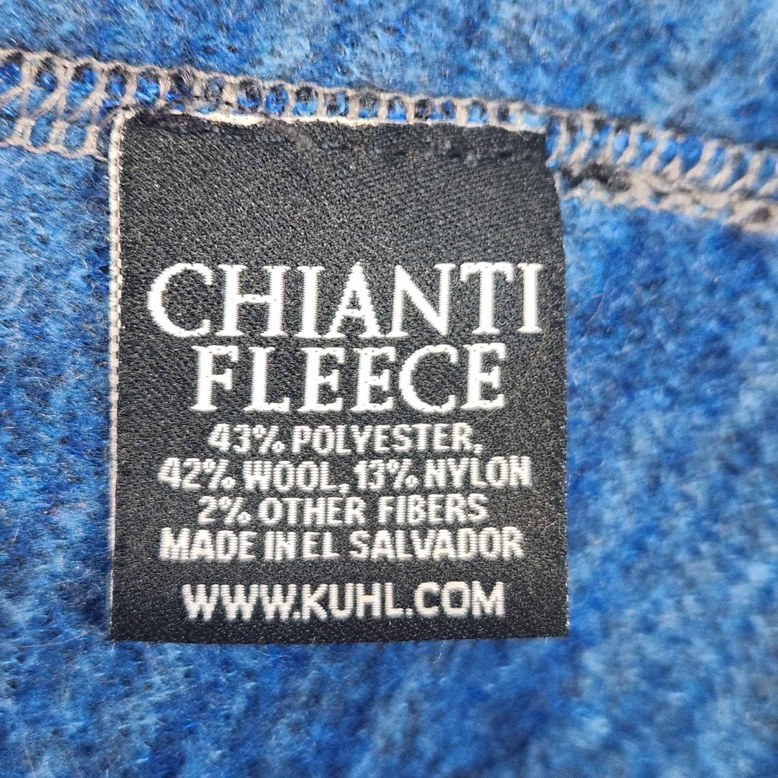 Kuhl Beaver Creek Chianti Fleece 1/4 Zip Pullover Mens Medium Polyester Blend